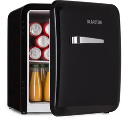 Audrey Mini Retro-Kühlschrank 48l 2 Ebenen Schwarz 48 Liter