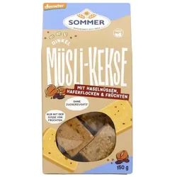 Sommer Dinkel Müsli-Keks Haselnuss vegan demeter