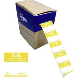 Avery-Zweckform DLSTUEREV-1000 Vielzweck-Etiketten 25 x 25 mm Papier Gelb 1 St. Wiederablösbar Handbeschriftung