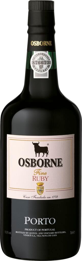 Osborne Ruby Port 19,5% vol  Quinta and Vineyard Bottlers Vinhos