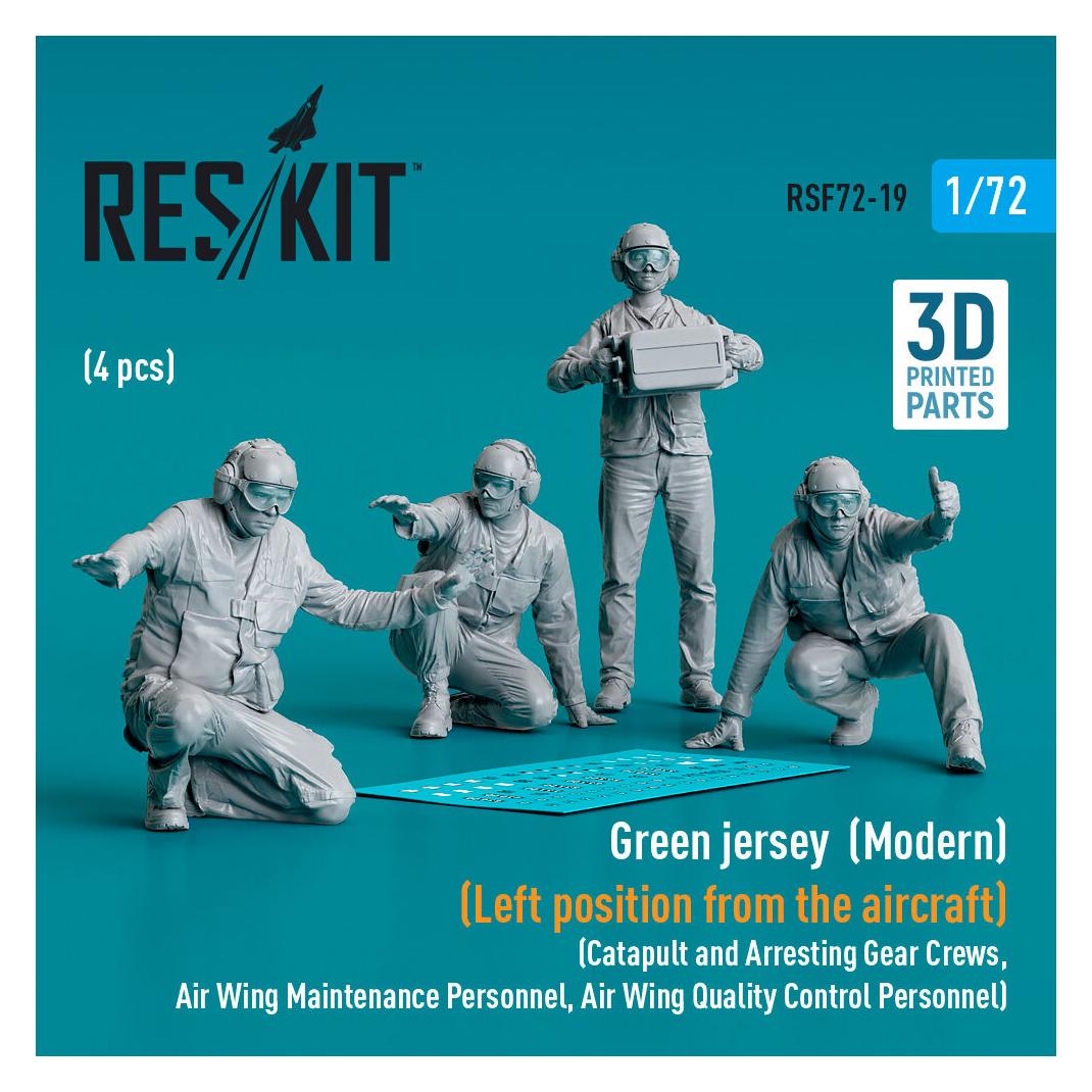ResKit Green jersey (Modern) (Left position from the aircraft) (Catapult and Arresting Gear Crews, Air Wing (RSF72-0019)