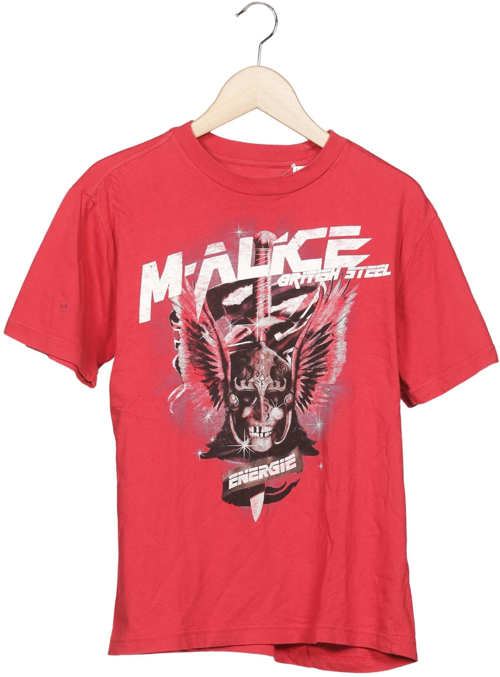 Energie Herren T-Shirt, Rot, Gr. L, Baumwolle - Second Hand