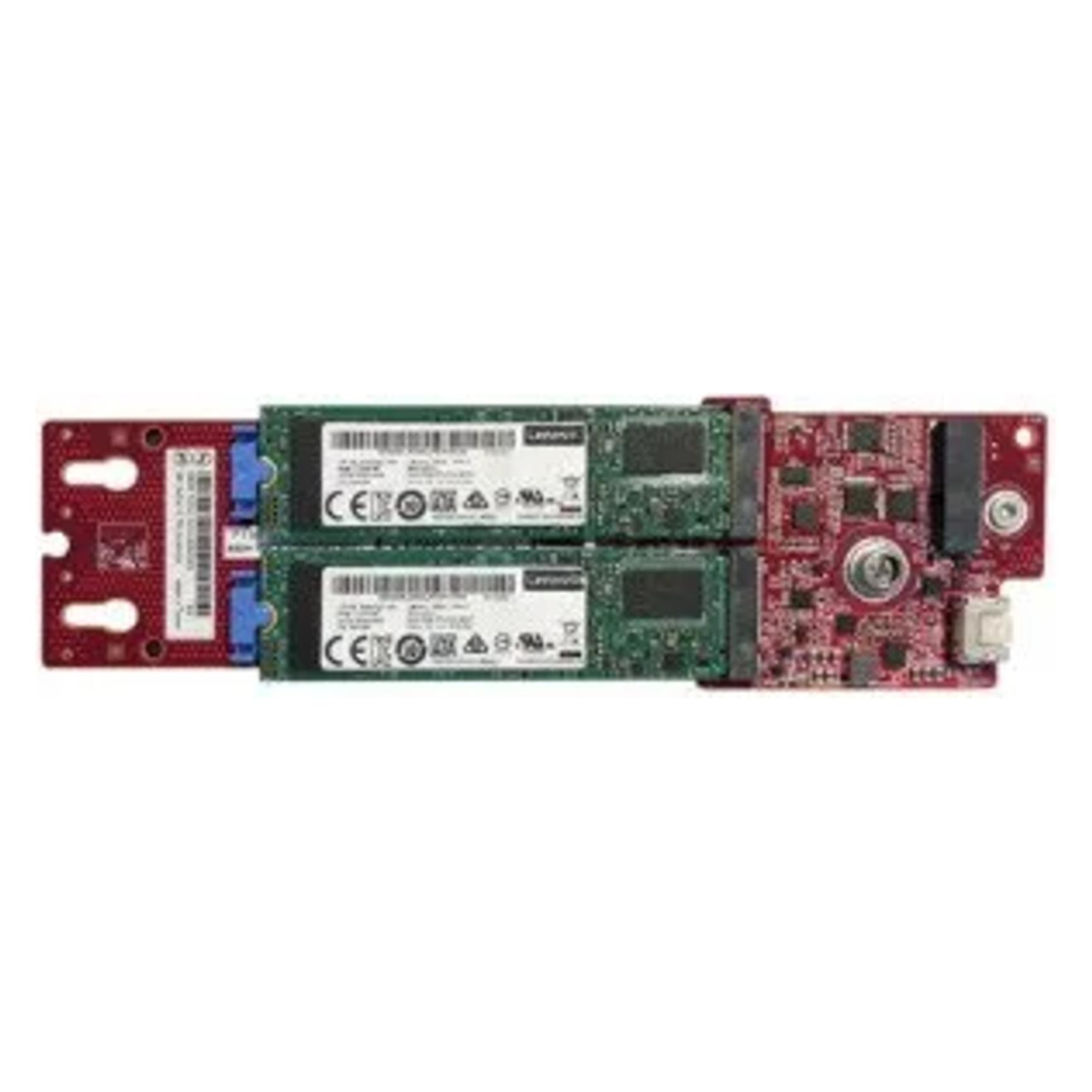 Lenovo DCG ThinkSystem M.2 SATA/NVMe 2-Bay Enablement Kit (4Y37A09738)
