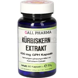KÜRBISKERN EXTRAKT 450 mg GPH Kapseln 60 St