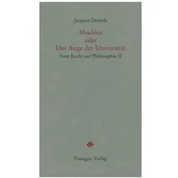 Mochlos oder Das Auge der Universität, Fachbücher von Jacques Derrida