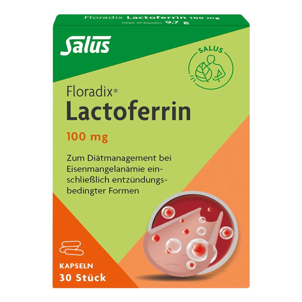 SALUS Pharma GmbH Floradix Lactoferrin 100 mg Kapseln 13501376