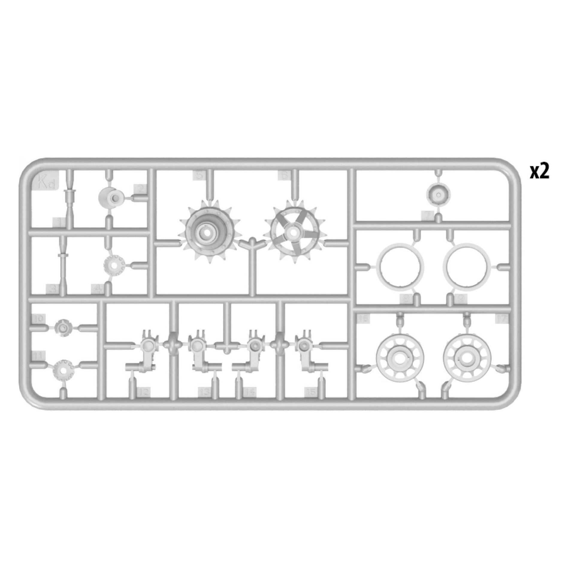 Mini art T-55/T-55A Wheels Set (37058)
