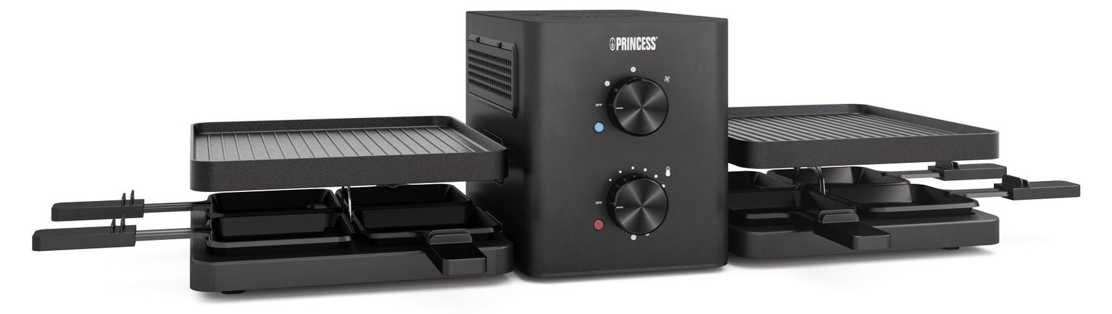 Princess 162660 Raclette Purify luchtfilteringssysteem voor 8 personen, zwart