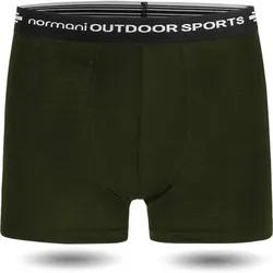 NORMANI OUTDOOR SPORTS Herren Merino Boxershorts Adelaide, Größe 4XL in Grün Grün