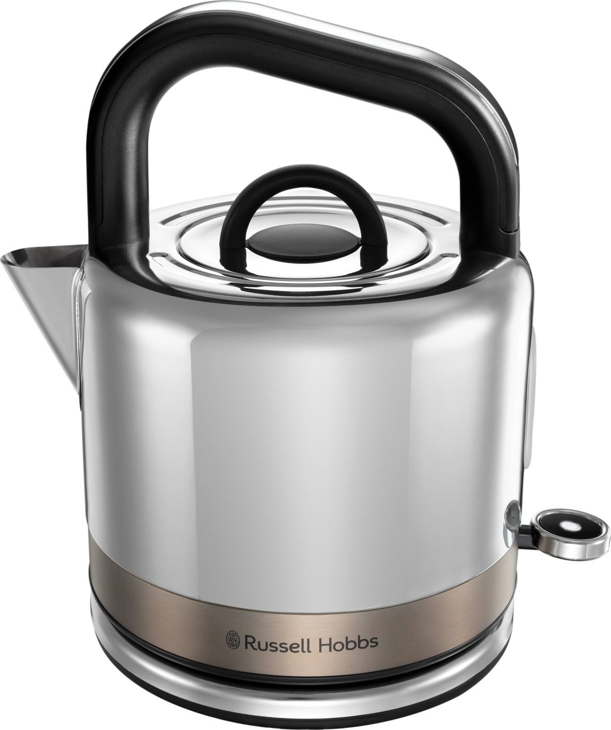 Russell Hobbs waterkoker Titanium, 1,5 liter, roestvrij staal, met snelle kookfunctie en uitneembaar kalkfilter