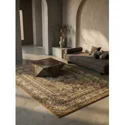 Kurzflorteppich TANNHEIM, orientalisch, Beige, 120 x 170 cm