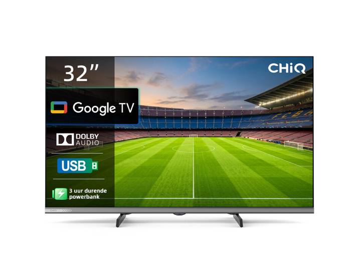 CHiQ TV Google HD 32 pouces (L32M9PD) Dolby Audio, Design sans cadre