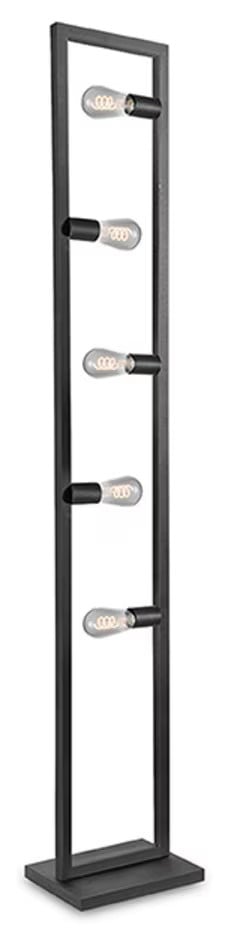 LABEL51 Vloerlamp Quadrato 5-lamps Zwart