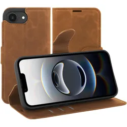 Cazy Premium-Geldbörsen-Etui, Magnetisches Geldbörsen-Etui, Kartenfächer, Ständer (Apple iPhone 16e), Smartphone Hülle, Schwarz