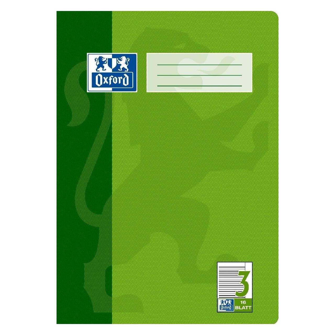 Oxford Schulheft, A4, Lineatur 3 (A4, Harter Einband) (100050364)