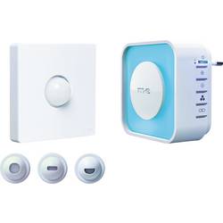 m-e modern-electronics 41528 Steckdose Bewegungsmelder 120 ° Weiß IP54
