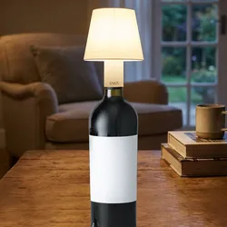 Innovatives Flaschenlicht – Wiederaufladbare Akku-Flaschenlampe, 3 Lichtfarben – Lange Laufzeit – Perfekt für Outdoor-Events & Deko