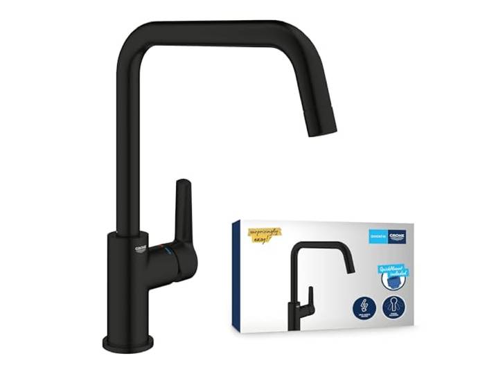 GROHE Start, Niederdruck Küchenarmatur, hoher Auslauf, 150° schwenkbar