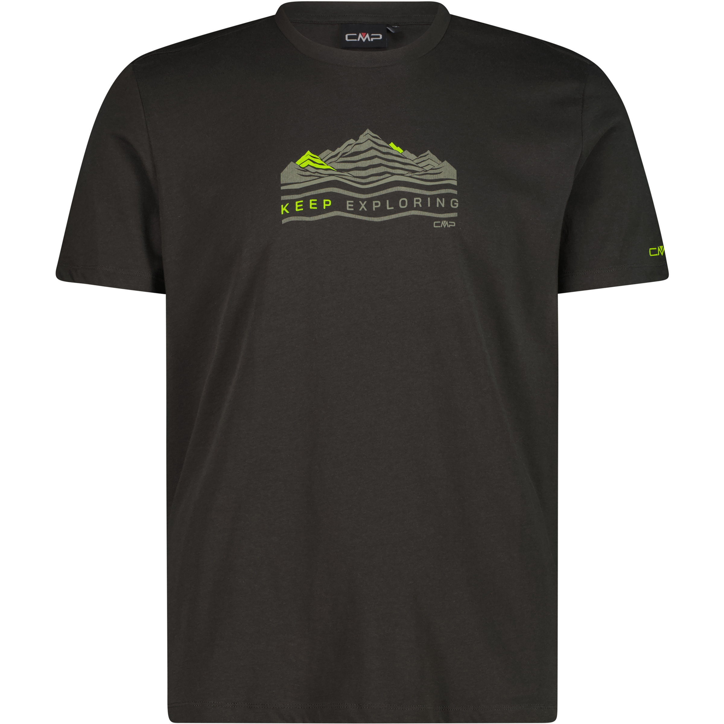 CMP Herren T-Shirts schwarz Größe S Trekking Atmungsaktiv