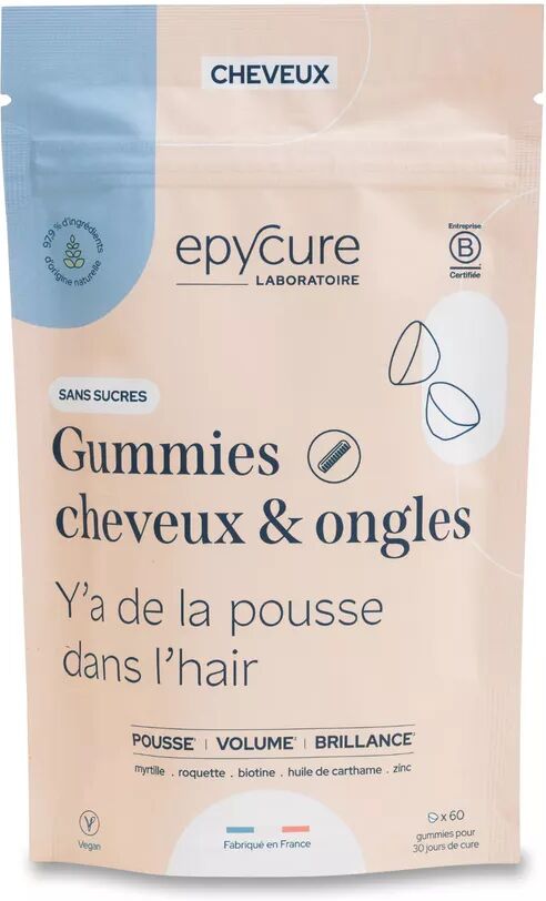 Epycure - Zuckerfreie Haar- Und Nagelgummibärchen, 60 Stück