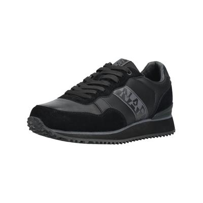 Sneaker NAPAPIJRI "Napapijri Sneaker Veloursleder/Microfaser", Herren, Gr. 43, schwarz, Microfaser, Veloursleder, Schuhe Sneaker