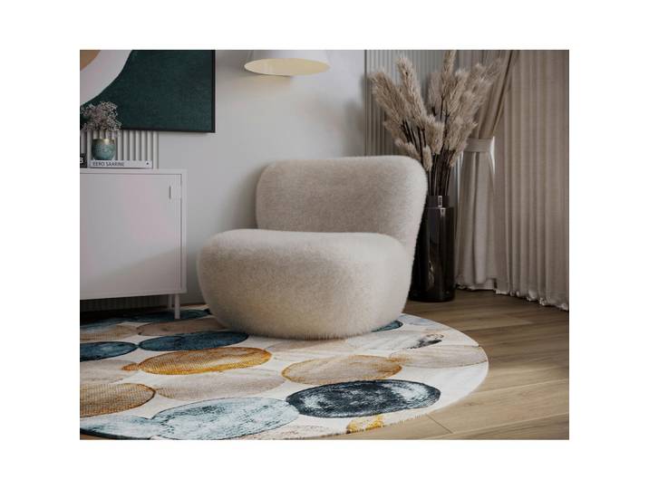 Livetastic Sessel Marlie, Beige, Holz, Kiefer, Sperrholz, 76x70x70 cm, Stoffauswahl, Wohnzimmer, Sessel, Sonstige Sessel