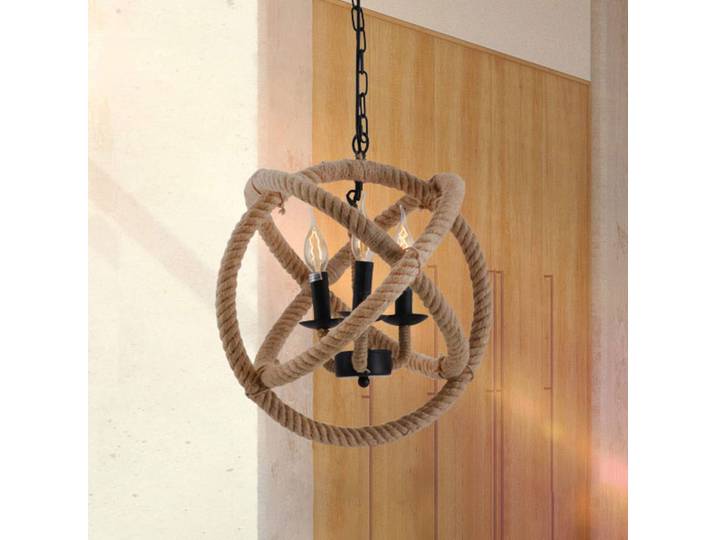 Näve Hängelampe, dimmbar, braun / rost, für Wohn- / Esszimmer, Metall, Pendelleuchte