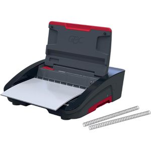 GBC 4410066 Bindegerät WireBind WB15E, A4, elektrisch, Drahtbindegerät, 34 Ringe, bindet 125 Blatt