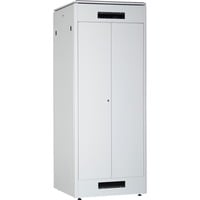 483-mm-Netzwerkschrank, 36HE, IT-Schrank grau, 36 Höheneinheiten