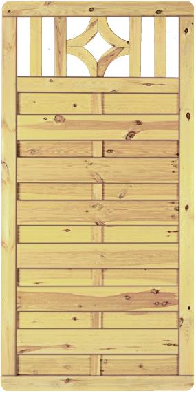 TETZNERJENT Antikzaun-Serie grün 90 x 180 cm 08436363