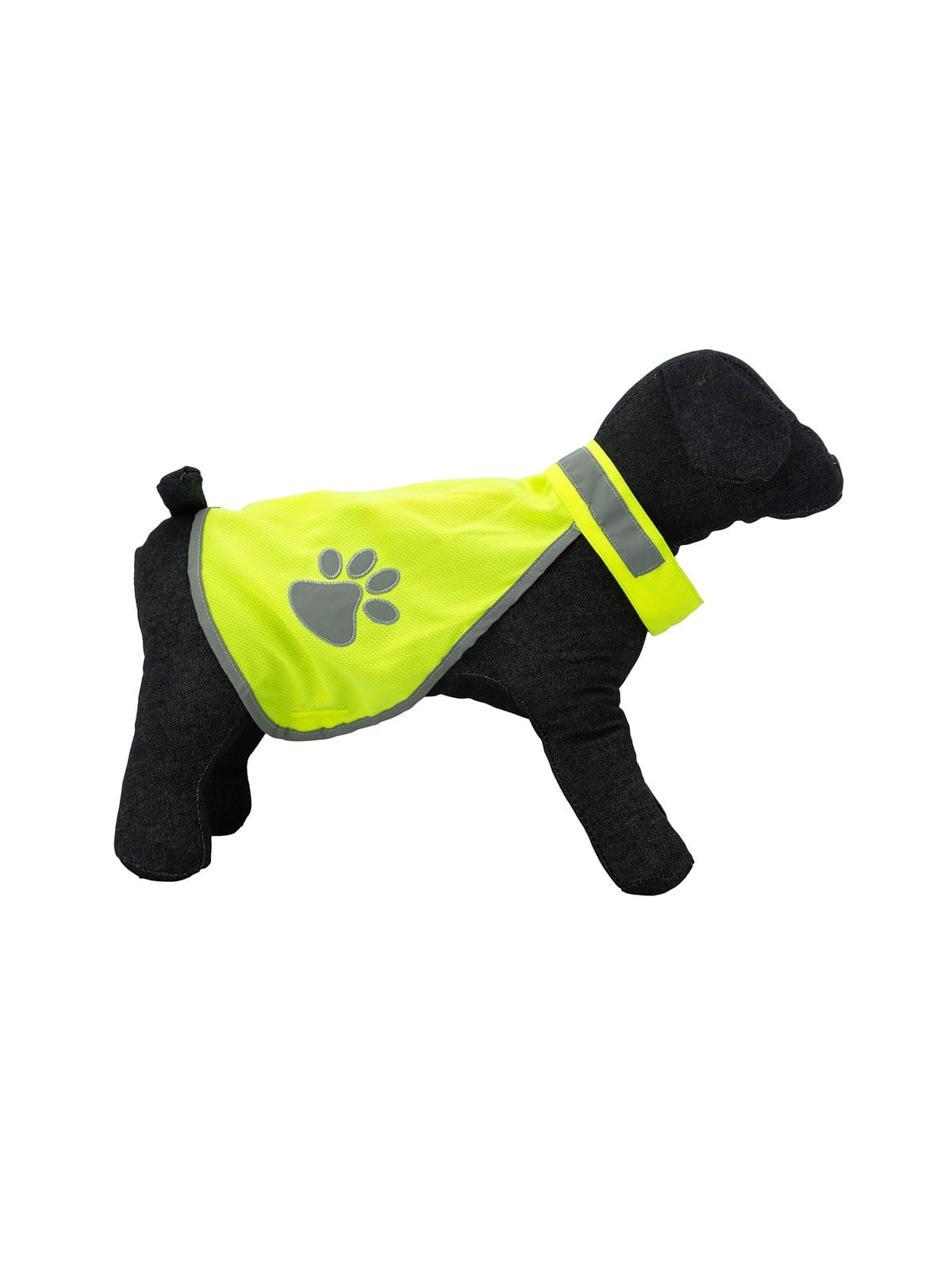 Active Canis Reflektierender gelber Mantel für Hunde Größe M
