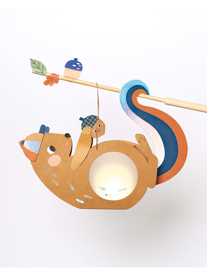 folia PAPER Laternen-Bastelset "Squirrel" in Orange - ab 5 Jahren - onesize