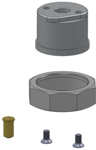 Oventrop Anschlussset termios Pro M 28x1,0 Herz (1154076)