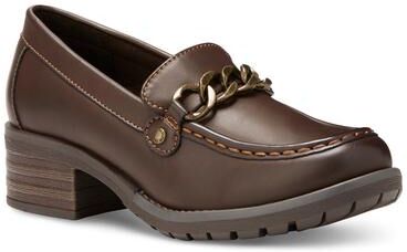 Women's Nora Slip On by Eastland in Saddle Bro (Size 8 M)