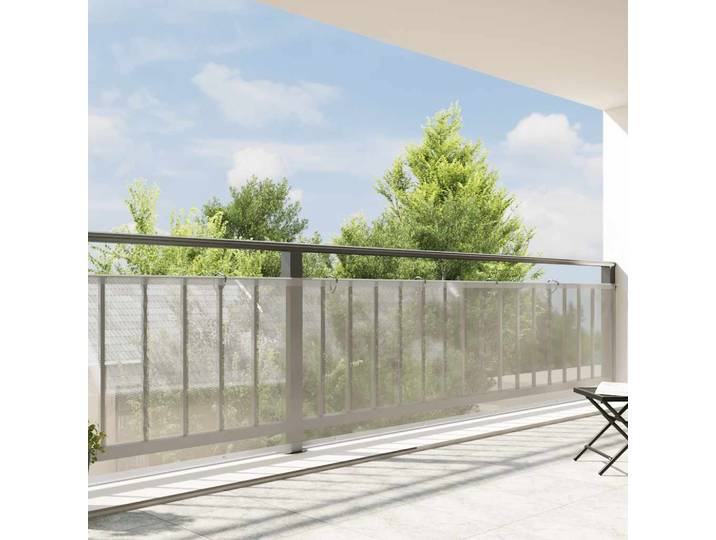 vidaXL Transparente Plane mit Ösen 1x10 m Polyethylen