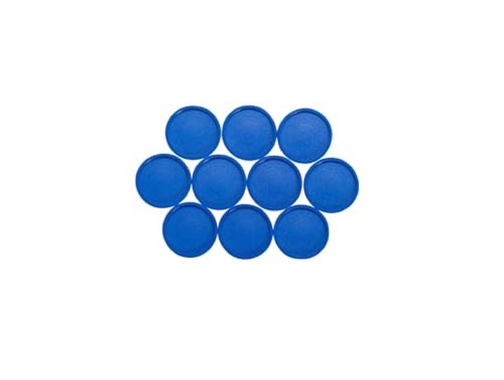 MAUL Ronde magneten Blauw 10 stuks gripvast