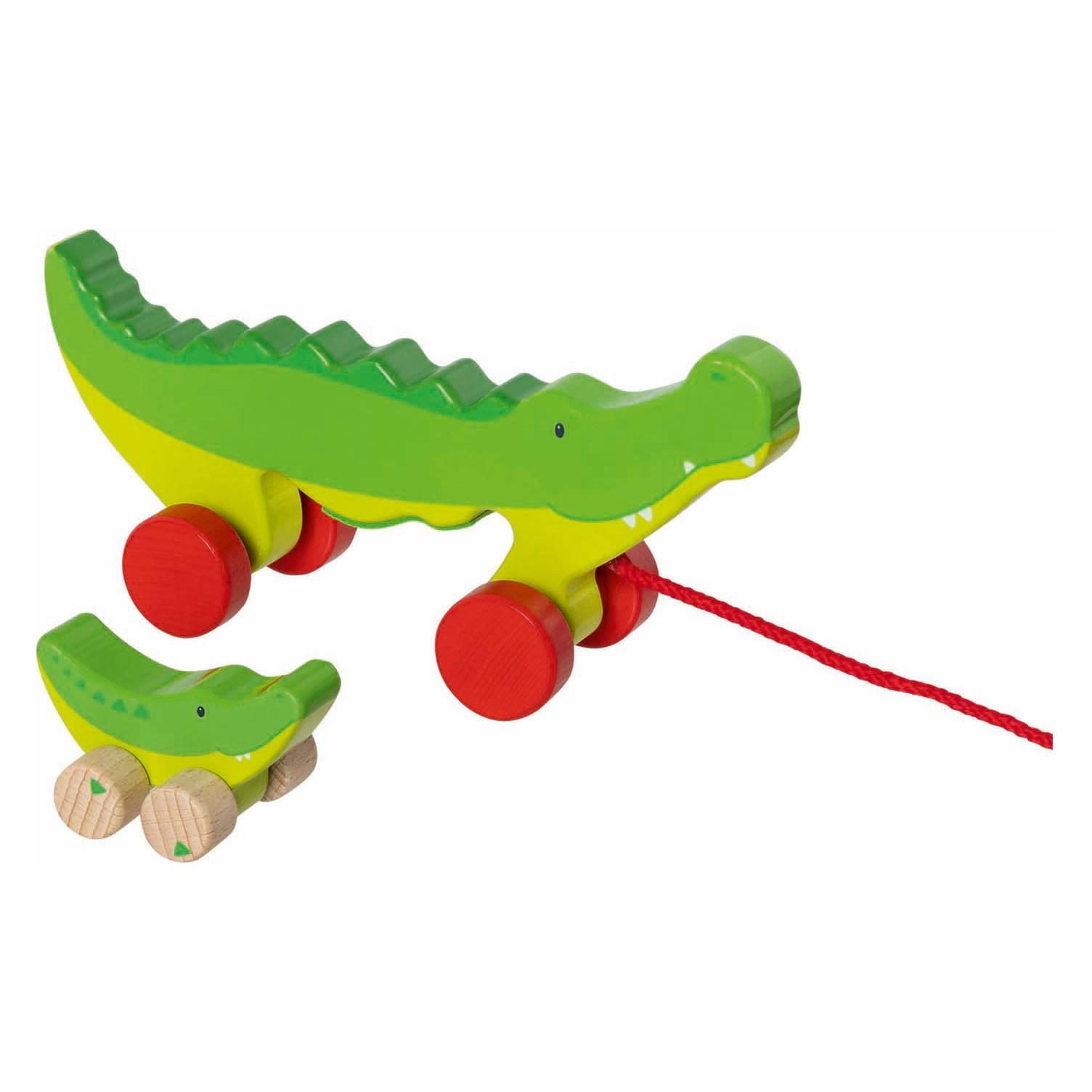 Goki Ziehtier Krokodile Cosmo & Croki 2-teilig (54852)