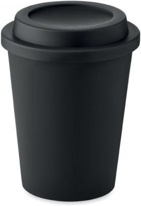 SORA Bicchiere doppio strato 300ml in PP, plastica resistente Personalizzate o neutre