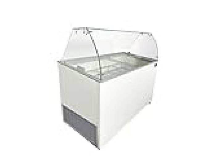 Vitrine à Glace 10 x 5 litres Tenerife Blanche - Combisteel