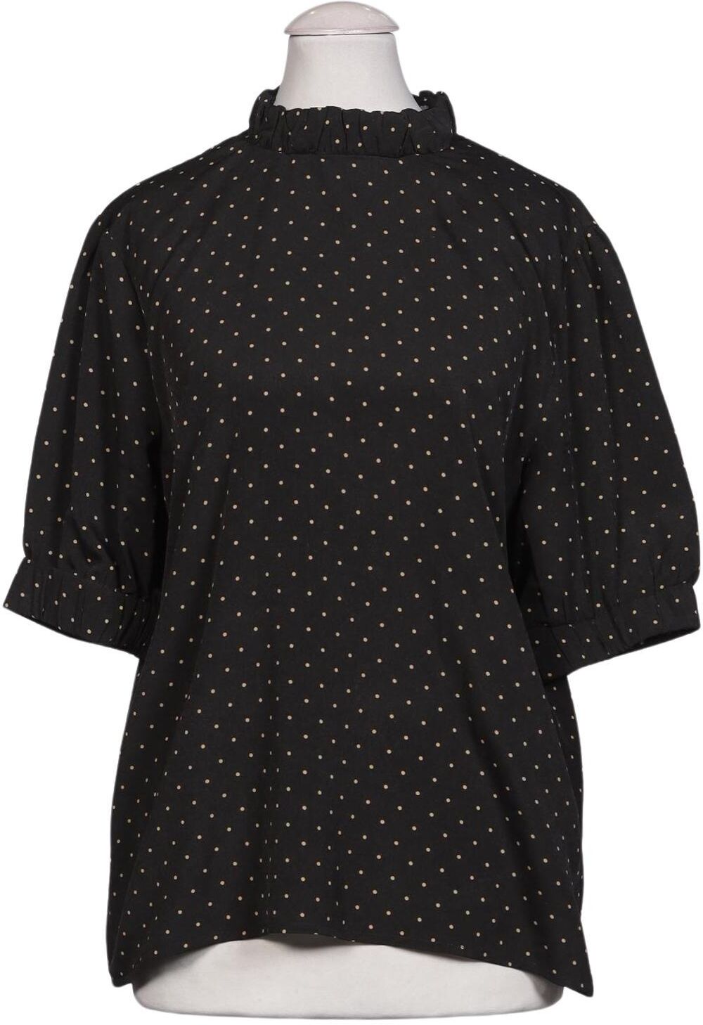 Fashion Union Damen Bluse, Schwarz, Gr. EU 36, Synthetik - Second Hand