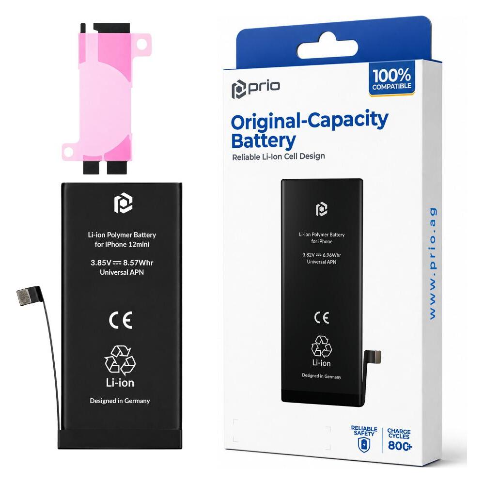 prio Akku für Apple iPhone 12 mini (Universal APN) (PBA-1120)
