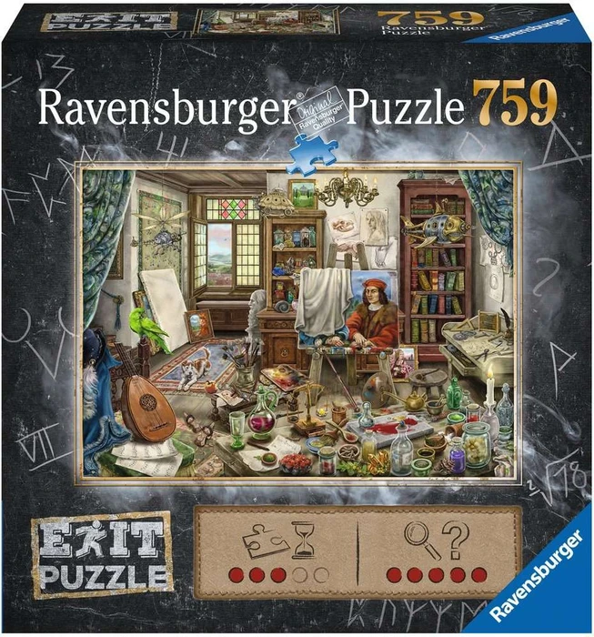 Ravensburger Puzzle EXIT - Das Künstleratelier