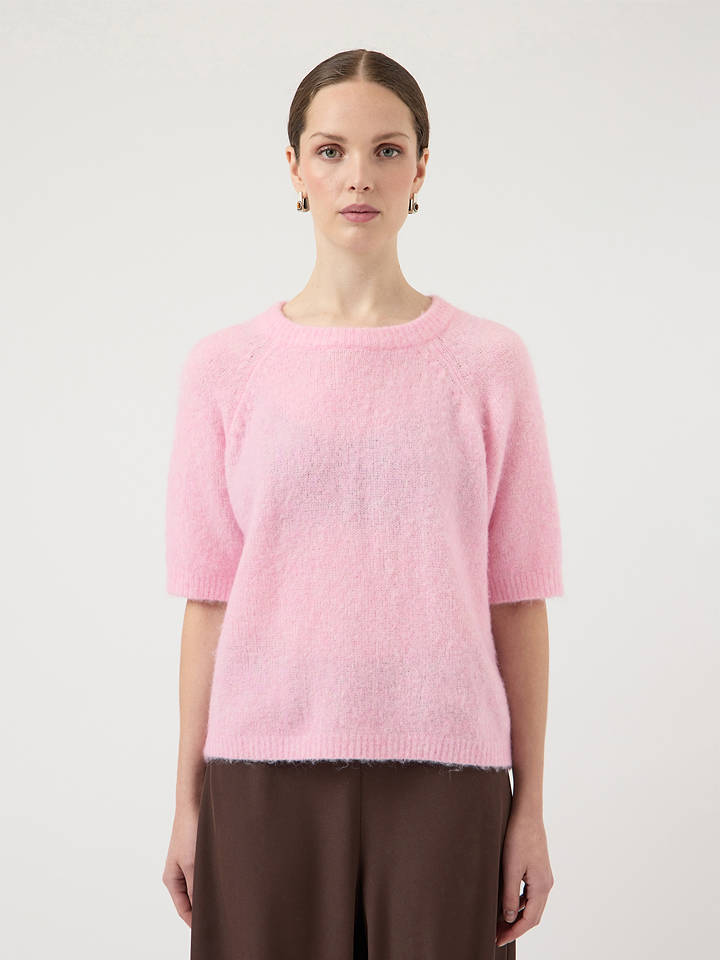 YAS Pullover in Rosa - XL