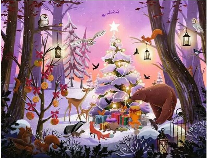 Puzzle 2000 pcs Nuit de Noël enchantée - Ravensburger
