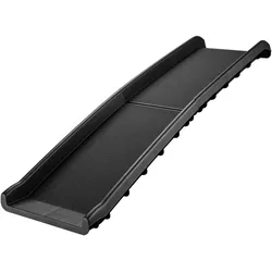 Wiltec Hunderampe 155x40cm 75kg faltbar Noppen Einstiegshilfe Autorampe Hund (Hund, Faltbar), Tiertransport