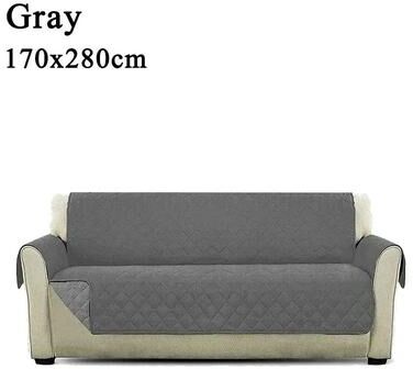 Uplift Picks ComfortShield Non Slip Sofa Cover Protector Washable Pet Sofa Cushion Cover Wear Resistant Furniture Cover gray 170x280 Cm