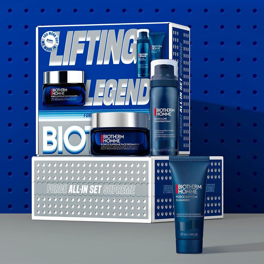Biotherm Homme Force Supreme Cream Case 3 pièces