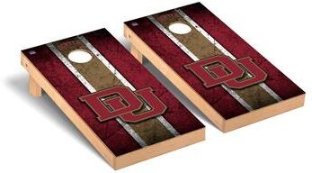 Skip's Garage Denver Pioneers Vintage Cornhole Board Set