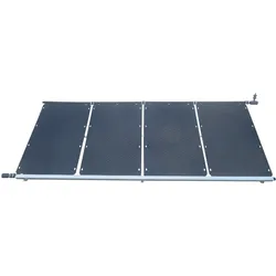 OKU Aufständerung für OKU-Absorber Typ 1002 in Reihe montiert,für 7 Absorber Nr. 1002
