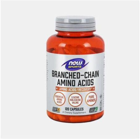 NOW SPORTS BCA BRANCHED CHAIN AMINO ACIDS 120 CAPSULAS